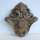 Carved wood pediment - cherry tree