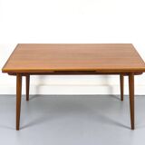 Table à manger en teck AT-312 par Hans J. Wegner pour Andreas Tuck, années 1960