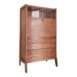 Secrétaire scandinave - bureau commode vitrine