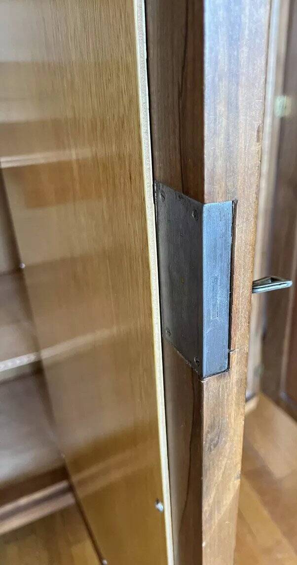 Walnut wardrobe art deco period