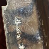 Rectangular silver metal top