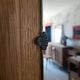 Renovated Art Deco oak wardrobe