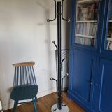 Vintage black and gold coat rack