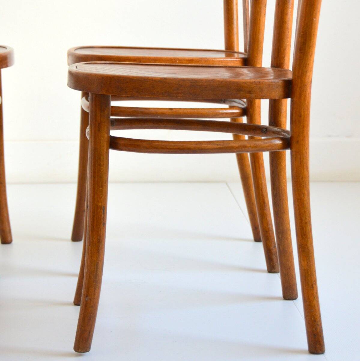 4 Thonet bistro chairs 1950s