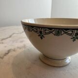 Small ironstone bowl with green pattern