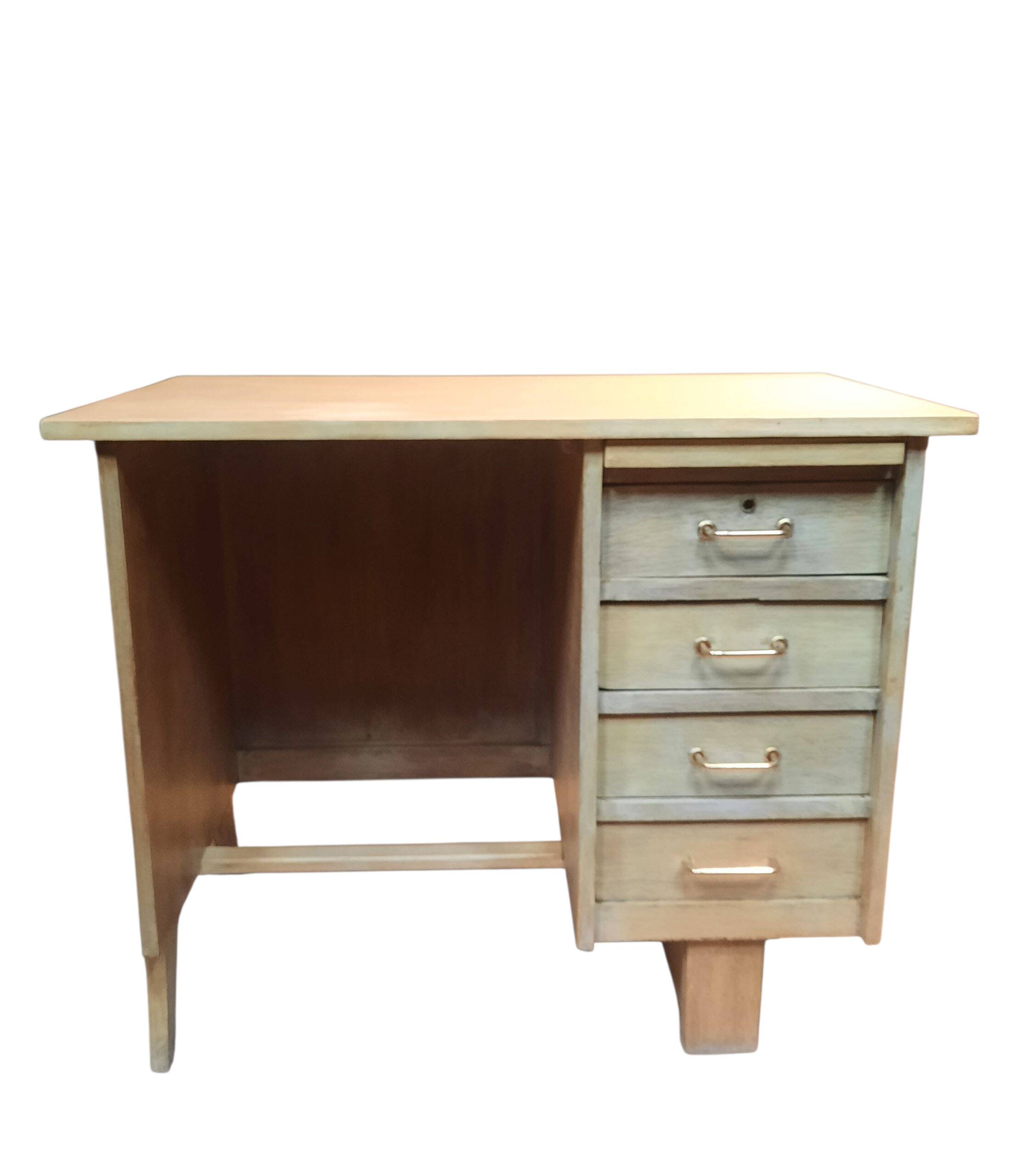 1950s single-pedestal desk