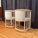 Pair of armchairs designed by Josef Hoffmann for Cabaret Fledermaus, Austria