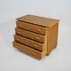Bamboo and woven wicker chest of drawers, 1970s