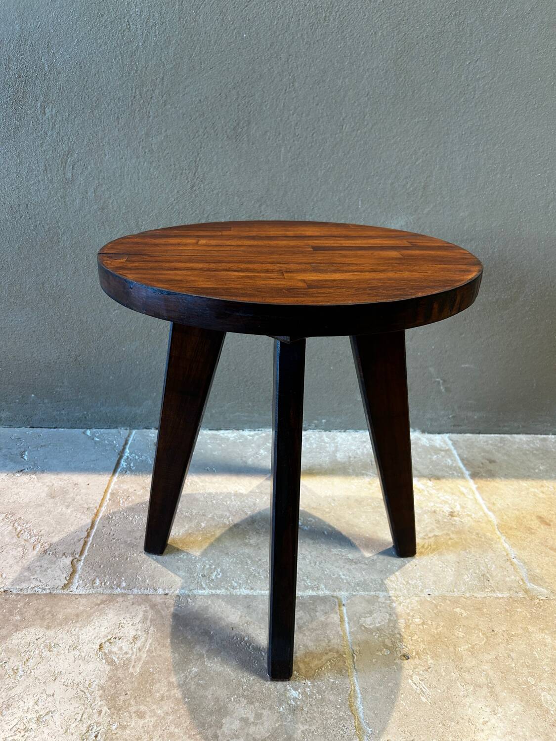 Side table with tapered legs
