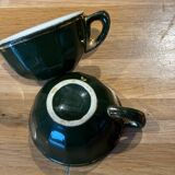 Paris bistro cups and its milk jug