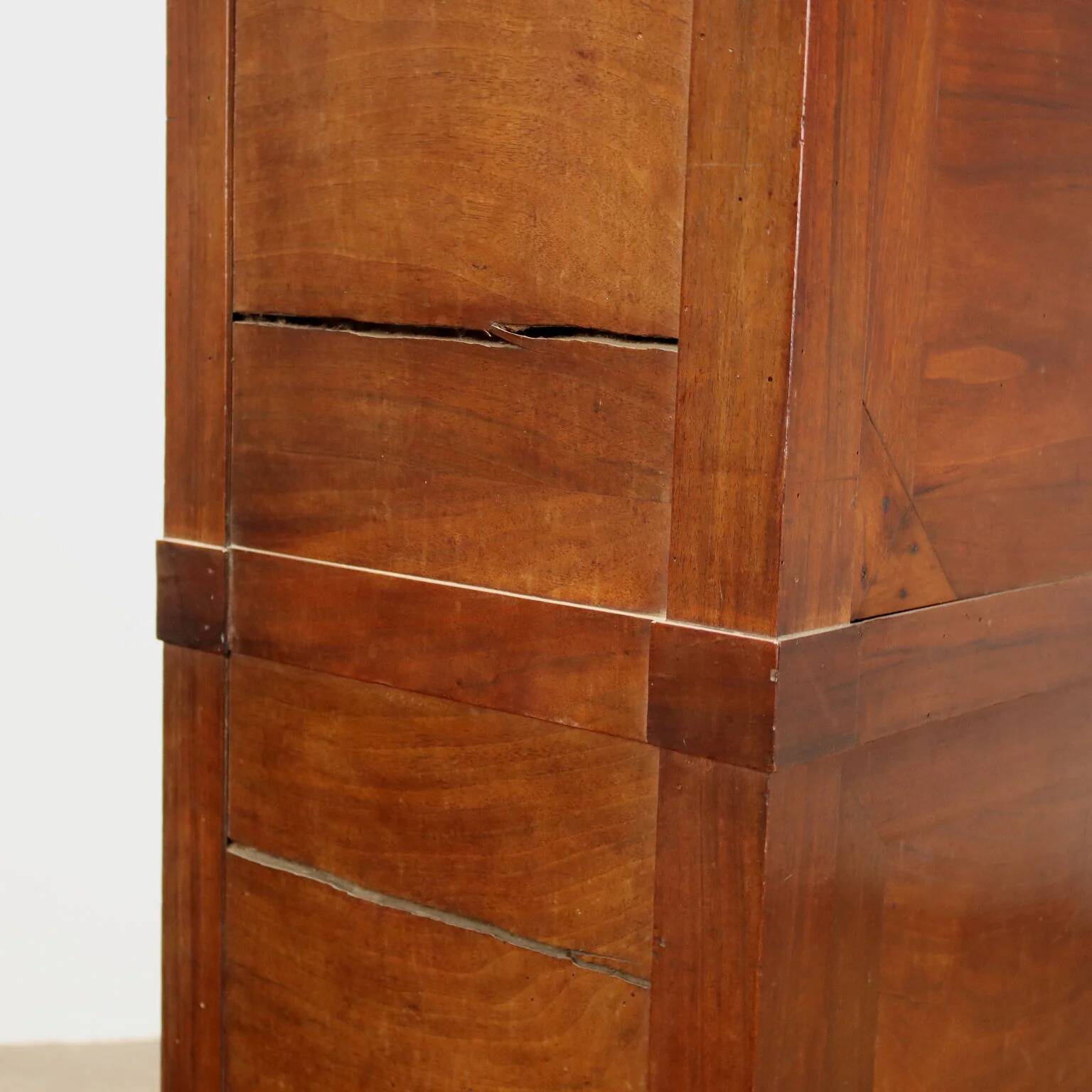 Former walnut boardroom secretary, Italy, 18th century.