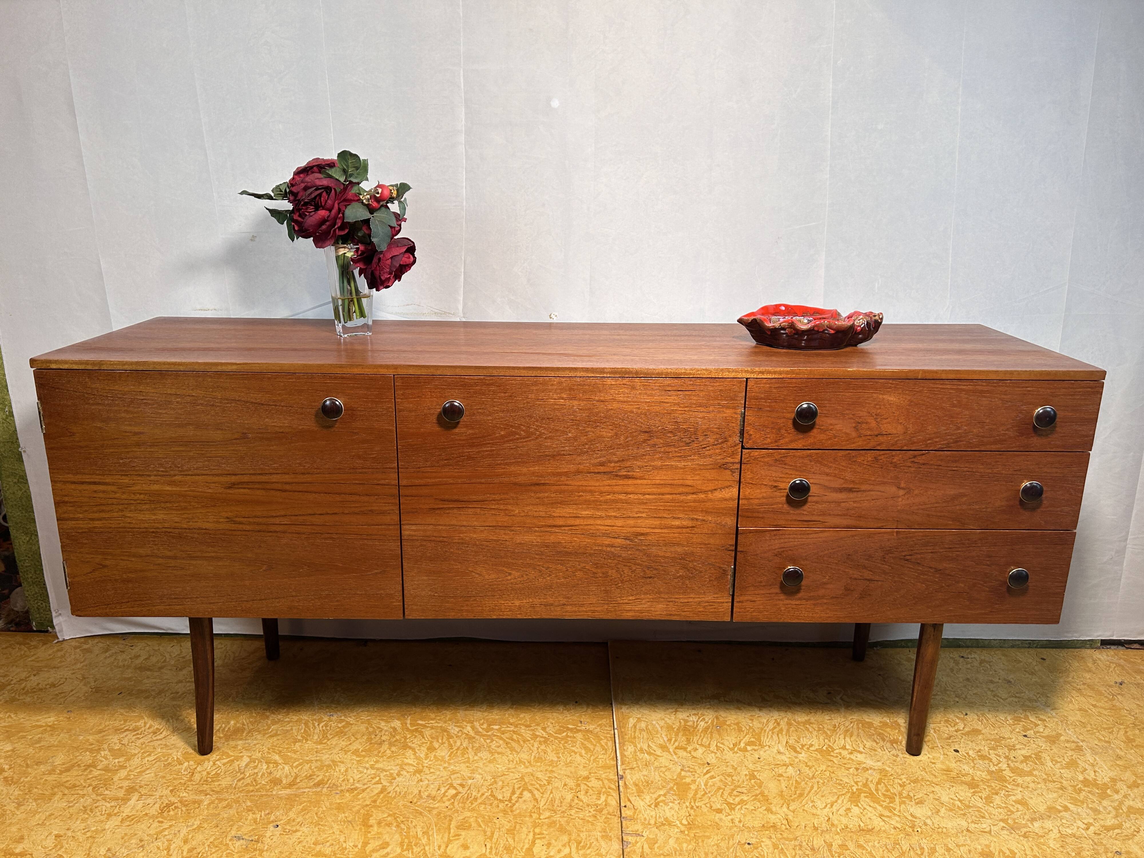 Mid century retro vintage teak sideboard by Wrighton 1960
