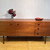 Buffet rétro vintage en teck du milieu du siècle par Wrighton 1960