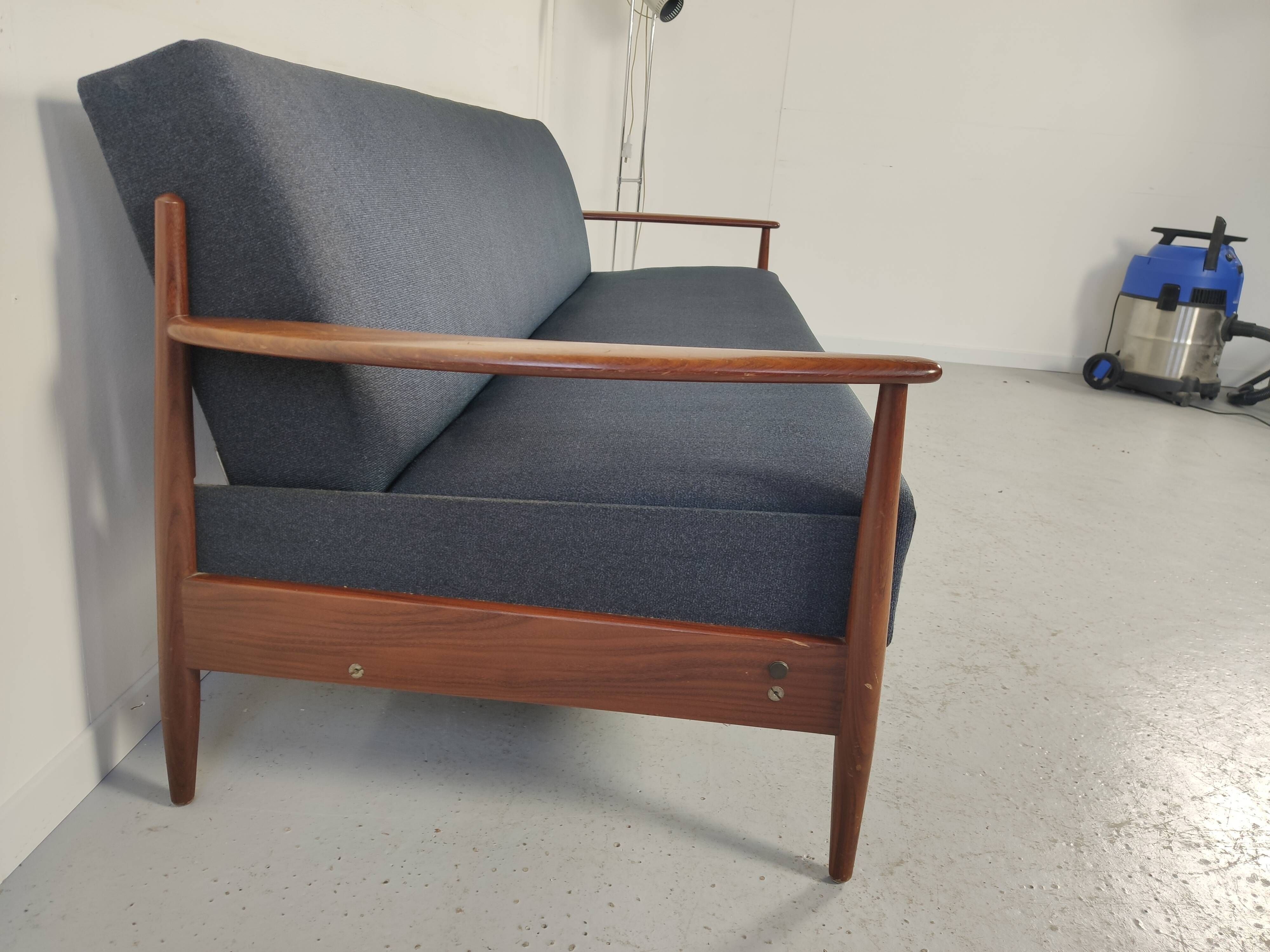 Vintage Scandinavian convertible sofa 50/60s