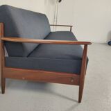 Vintage Scandinavian convertible sofa 50/60s