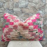 Magnifique coussin Kilim berbère vintage du Maroc