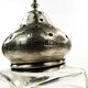 Art Deco sugar bowl, crystal, silver, United Kingdom, early 20th century