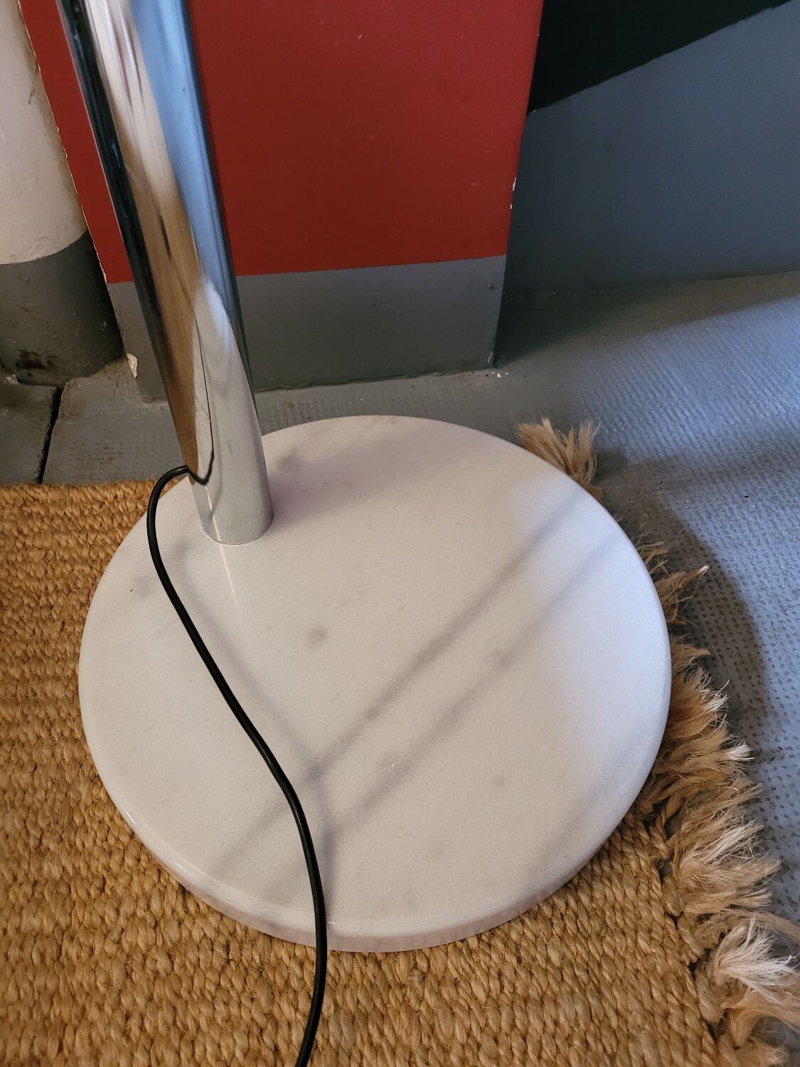 Lily of the valley floor lamp 5 opaline globes