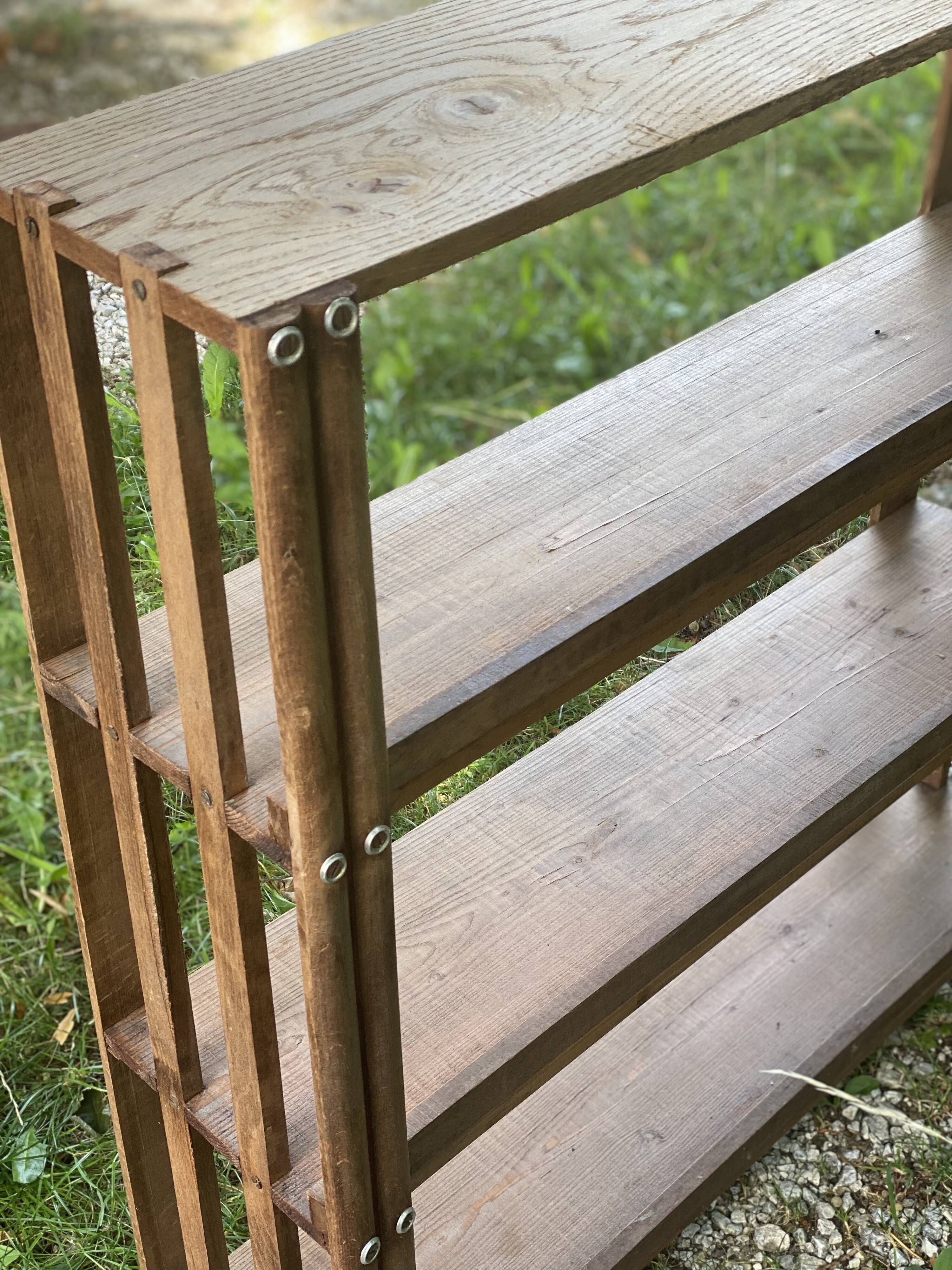 Vintage 1950 bookshelf