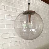 Pair of modernist pendant lights, Glashütte Limburg, Germany