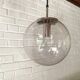 Pair of modernist pendant lights, Glashütte Limburg, Germany