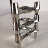 Set of three Nagel BMF candle holders