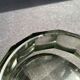 Powder magazine or candy maker made of cut crystal