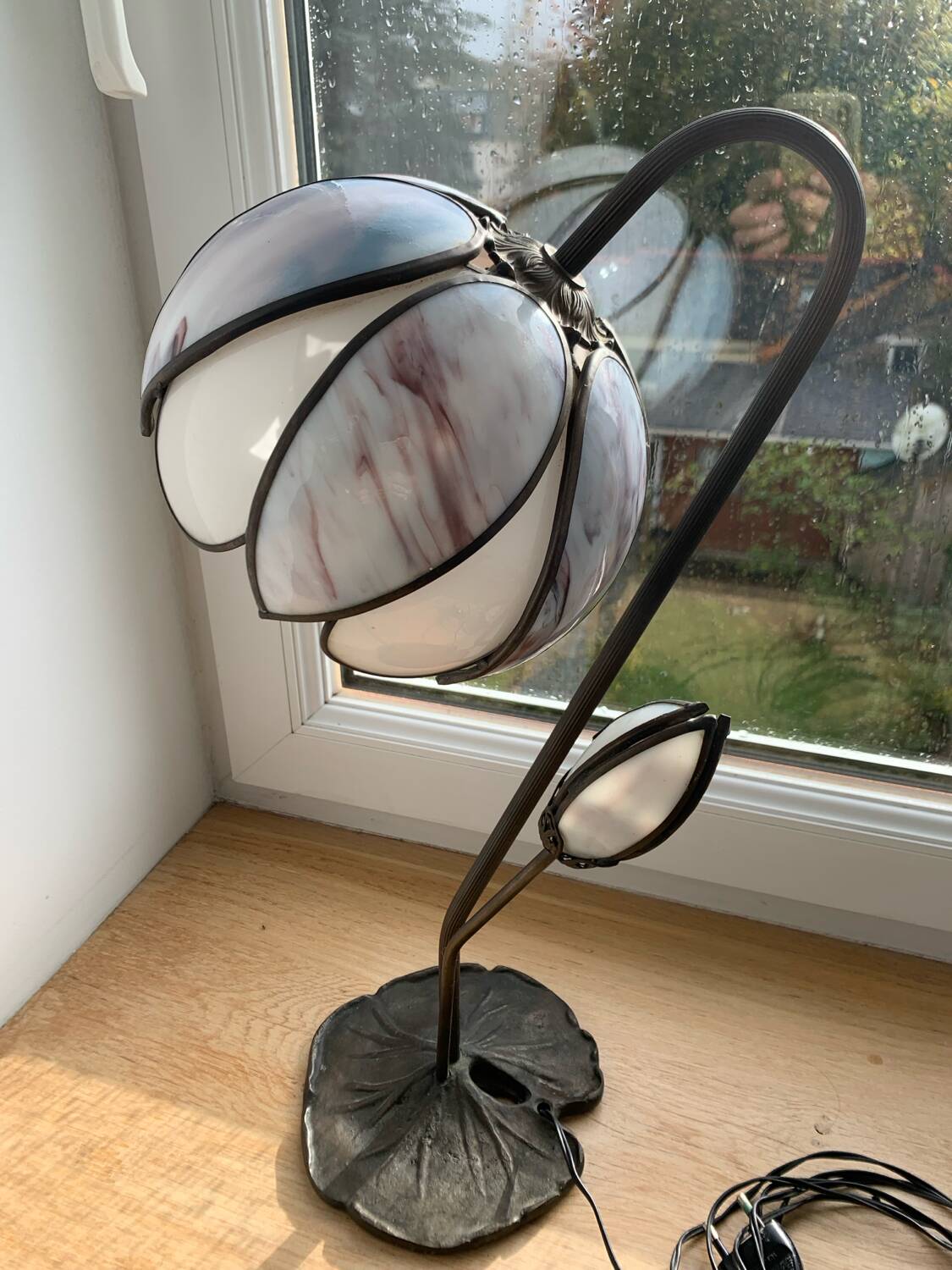 Tiffany-style table lamp