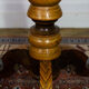 Tripod pedestal table in marquetry and mixed wood, Italy, 19th century