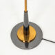 Maison Charles, Quasar lamppost in gold and iridescent metal, 20th century