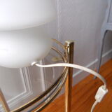 80s glass mushroom lamp