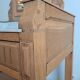 Bathroom cabinet with marble top in Henri II style