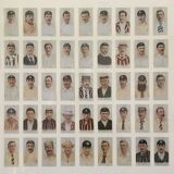 Table illustrations cricket players 30s