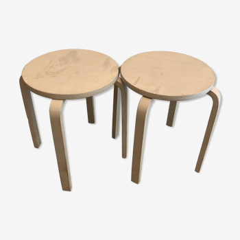 Wooden stools