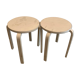 Wooden stools