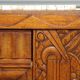 Ancien buffet en chêne et marbre, époque et style Art Déco