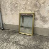 Miroir en bois patine doré à poser