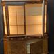Large old wooden showcase