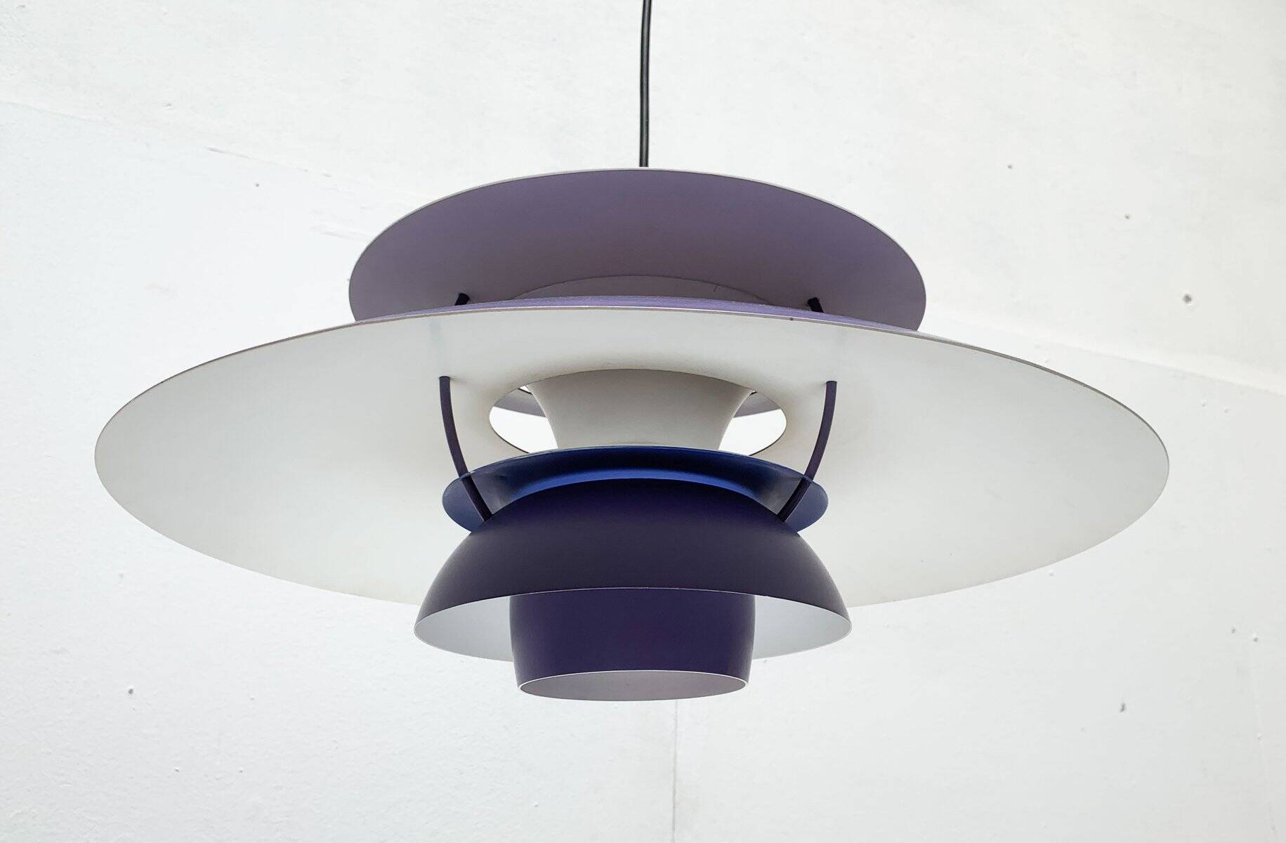 Mid-century modern PH 5 pendant by Poul Henningsen for Louis Poulsen, 1960s.