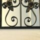 Art Nouveau wrought iron mirror