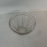 Jam jar in glass evased form