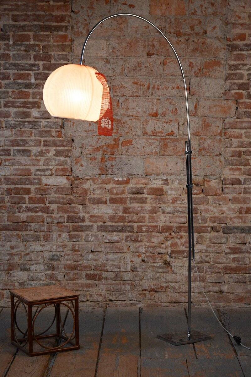 Mid-Century Modern Floor Lamp in Chrome-Plated Steel, Czech, 1960s