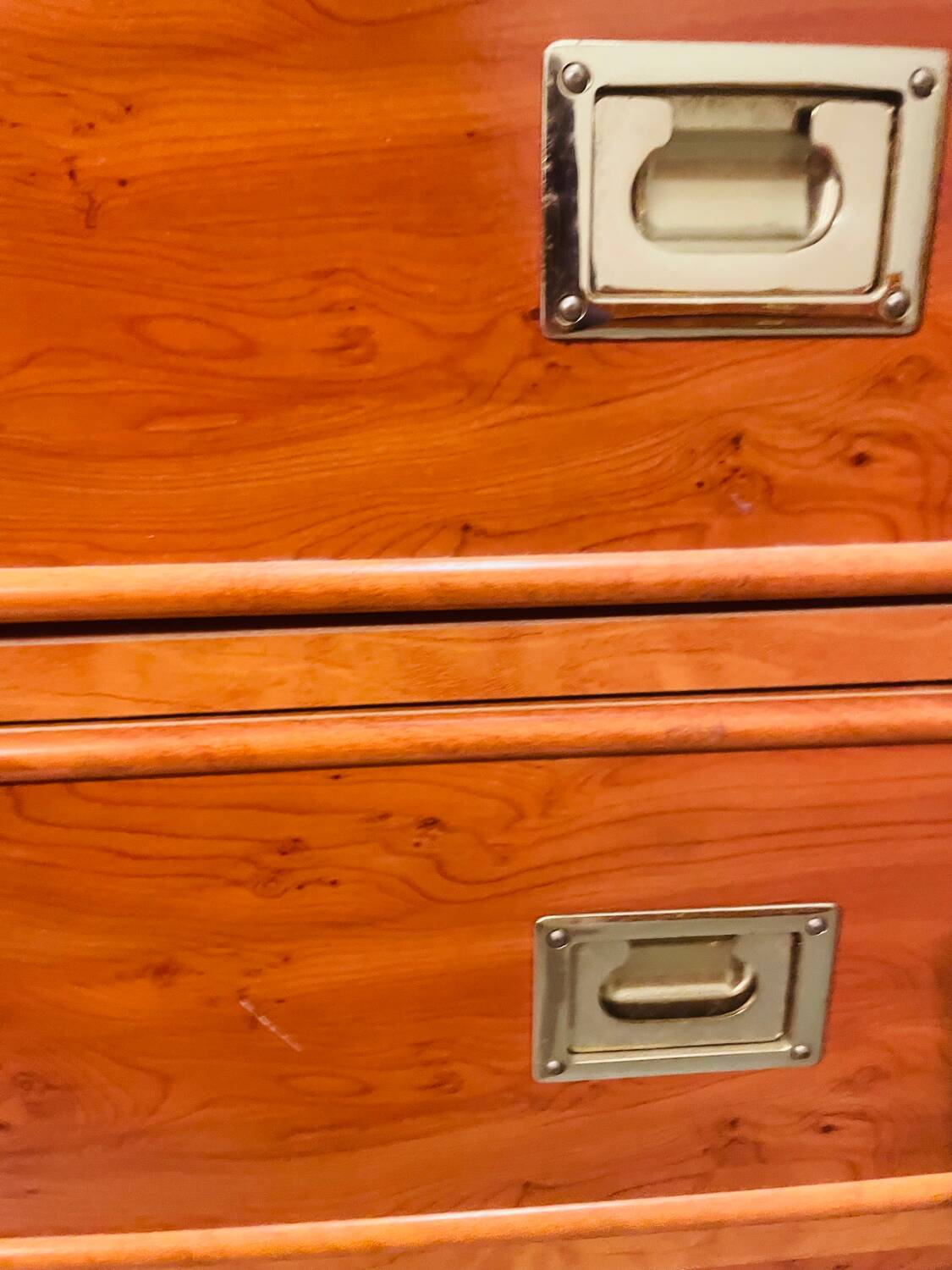 Marine chest of drawers Gautier 1991 furniture with brass handles