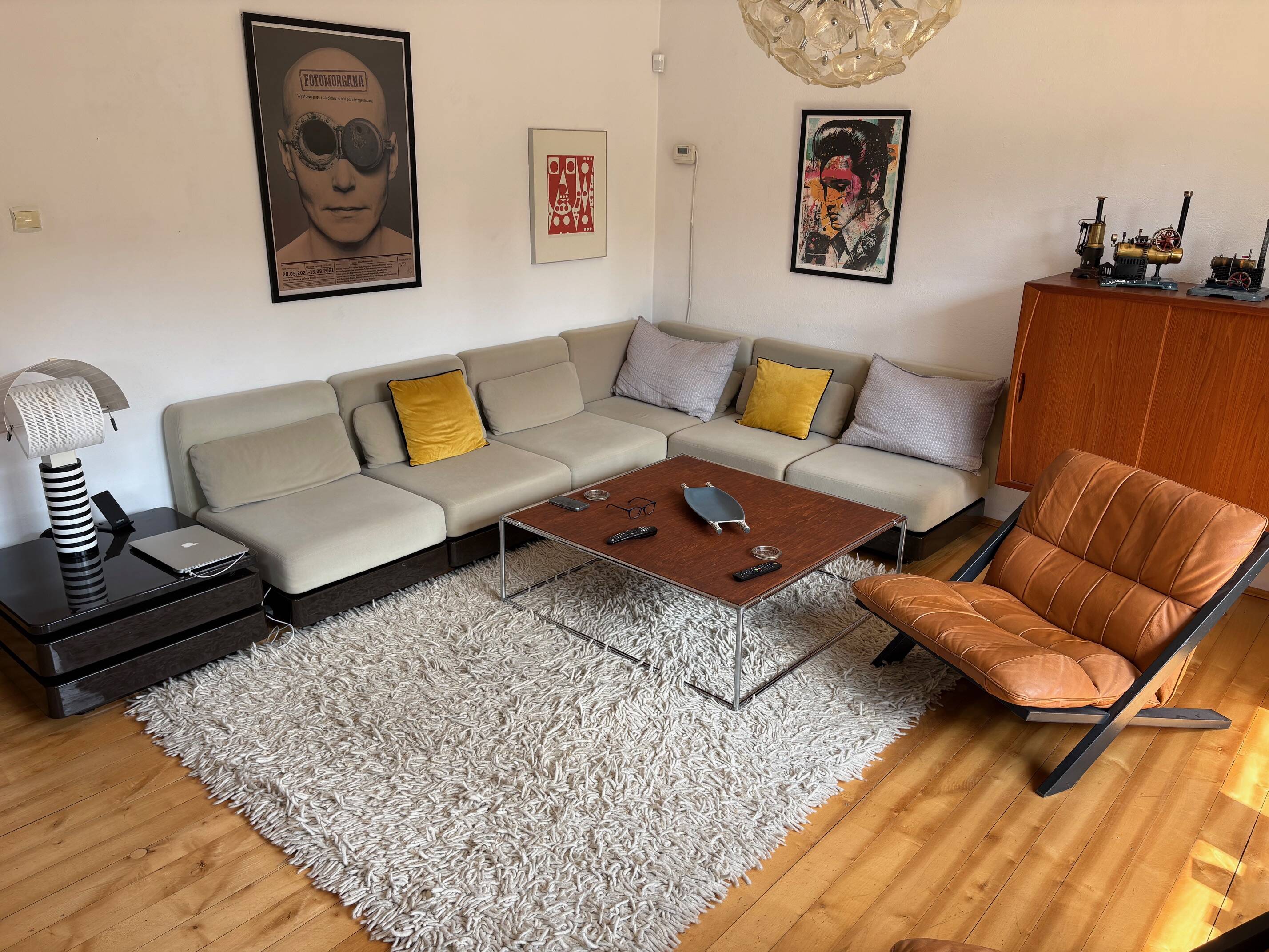 Admiral coffee table, designed by Karin Mobring, Ikea, Sweden, 1970s.