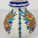 Ceramic vase by Boch La Louvière