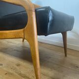 Pair of Stella model Dorian armchairs year 1960