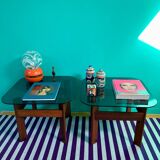 Pair of vintage coffee tables - Scandinavian