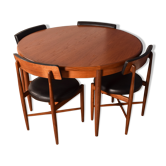 Table & chairs by Victor Wilkins, G-plan 1960