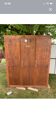 Authentic wooden SNCF wardrobe
