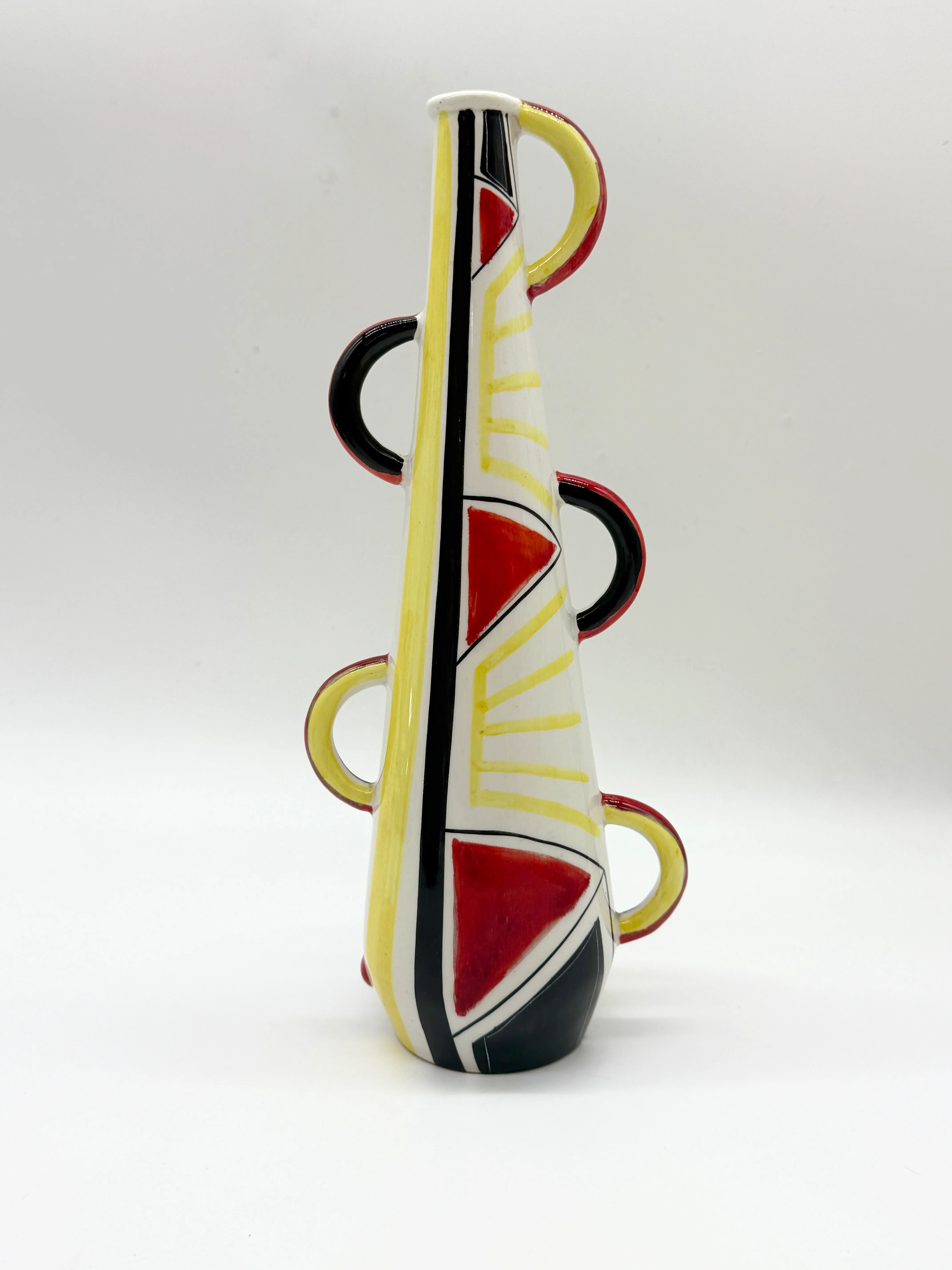 Vase sculptural – Coronettti Cunardo, Italie, 1980s